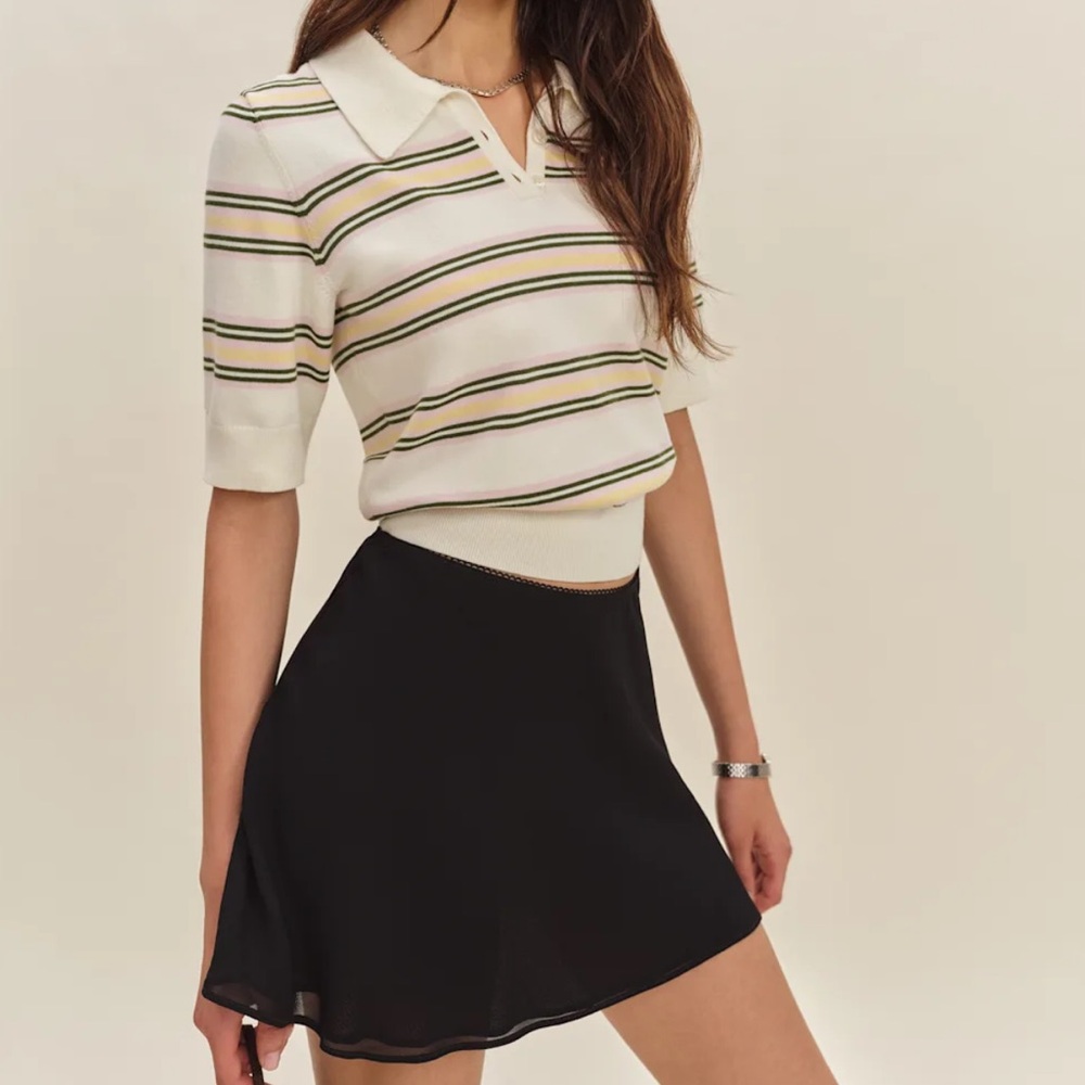 NWT Reformation Black Skirt - BRAND NEW